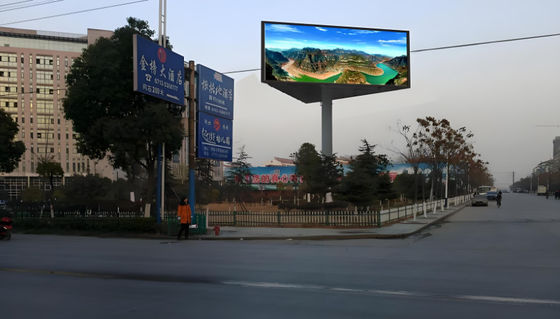 LED-Display für die Festanlage im Außenbereich Werbung P8 LED-Display-Unterstützung