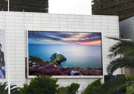 Outdoor P4 LED-Full-Colour-Display-Modul mit Druckguss-Aluminium-Schrank 960MM*960MM