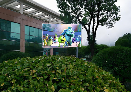 Outdoor P4 LED-Full-Colour-Display-Modul mit Druckguss-Aluminium-Schrank 960MM*960MM