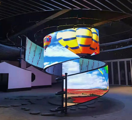 P2.5 Alien-Display-Bildschirm Band-Display-Bildschirm gekrümmter Display-Bildschirm