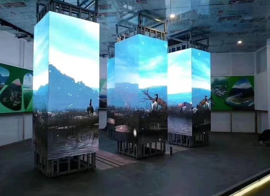 SMD 3mm Pixel P3 gekrümmter LED-Bildschirm für kommerzielle Werbeanzeigen